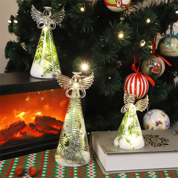 Capture the Spirit of the Holidays with a Glass Angel Ornamen