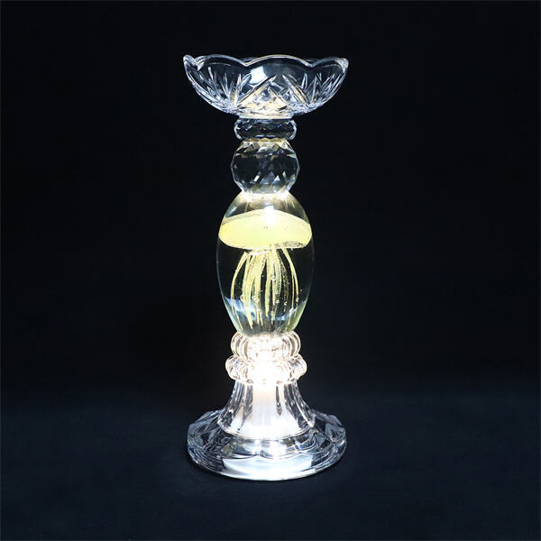 Enhance your decor with chic glass pillar candle holders