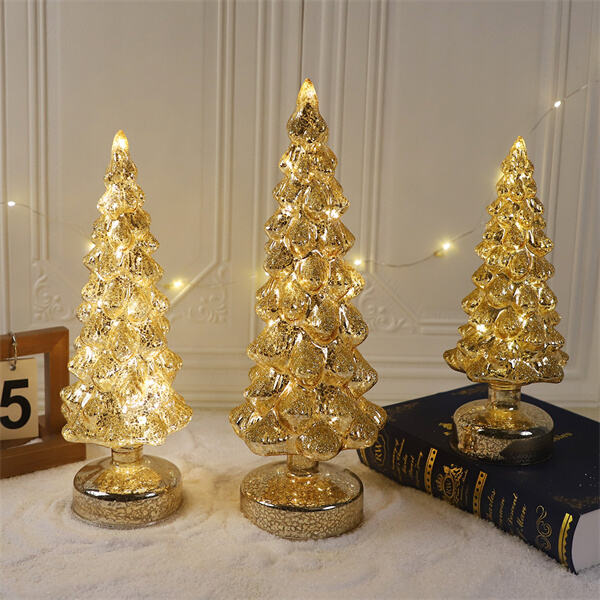 A modern twist on a classic tradition - the glass Xmas tree