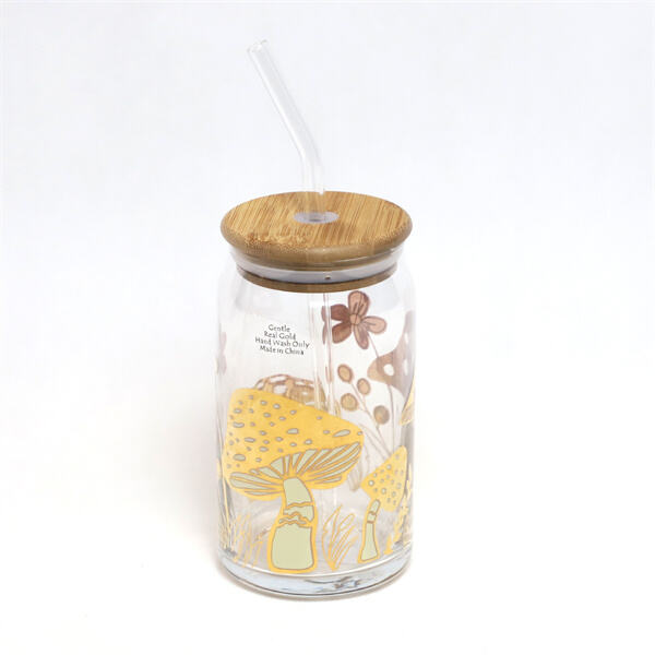 Elevate Your Drink Game with the Glass Tumbler and Straw D