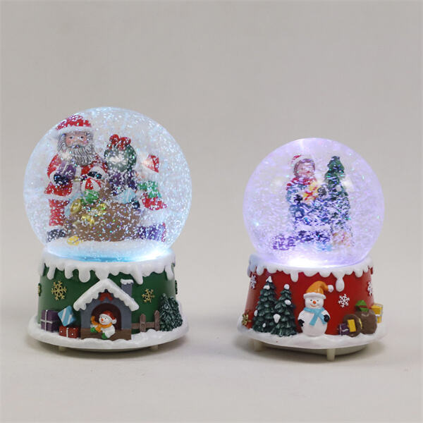 Bring the Joy of Snowy Winter Scenes into Your Home with Snow Globes.