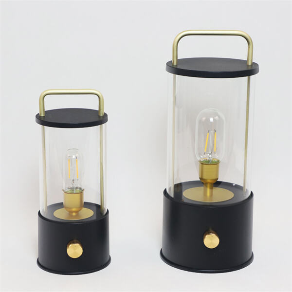 The luminous glow of a glass lamp, perfect for cozy evenings at home