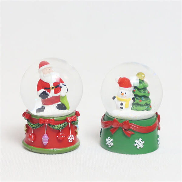 Bring the joy of Christmas into your home with a Santa snow globe