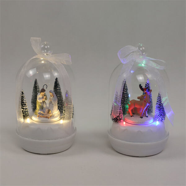 Create a Winter Wonderland with Musical Snow Globes