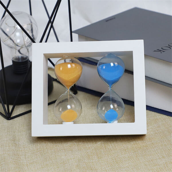 A classic tool for time management - the five minute hourglass sand timer