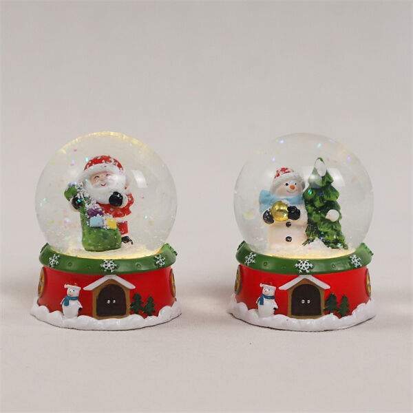 Handcrafted Snow Globes, Each a Unique Work of Ar