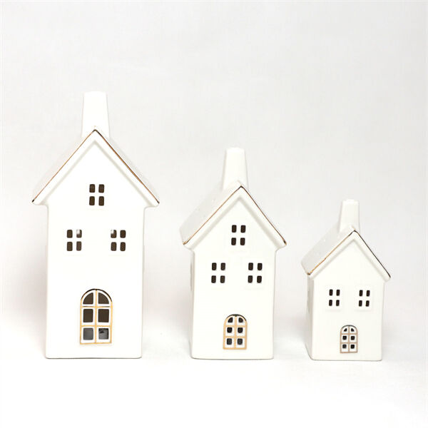 Creating Festive Magic with White Ceramic Christmas Houses