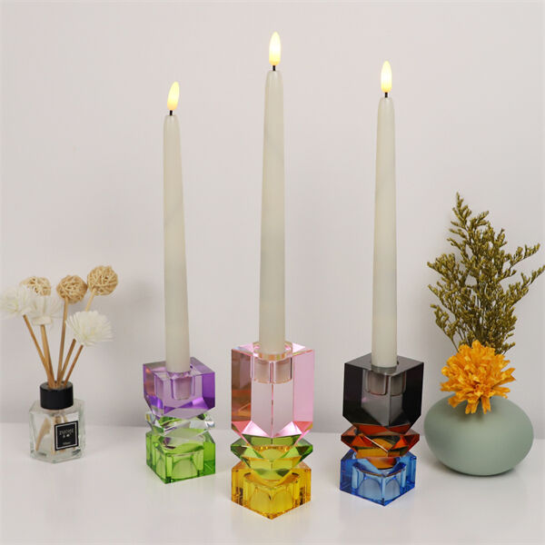 Enhance your du00e9cor with the charming simplicity of this candle holder se