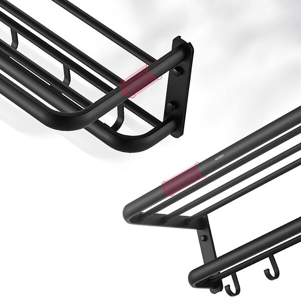 Maximize space in your bathroom with versatile towel hooks