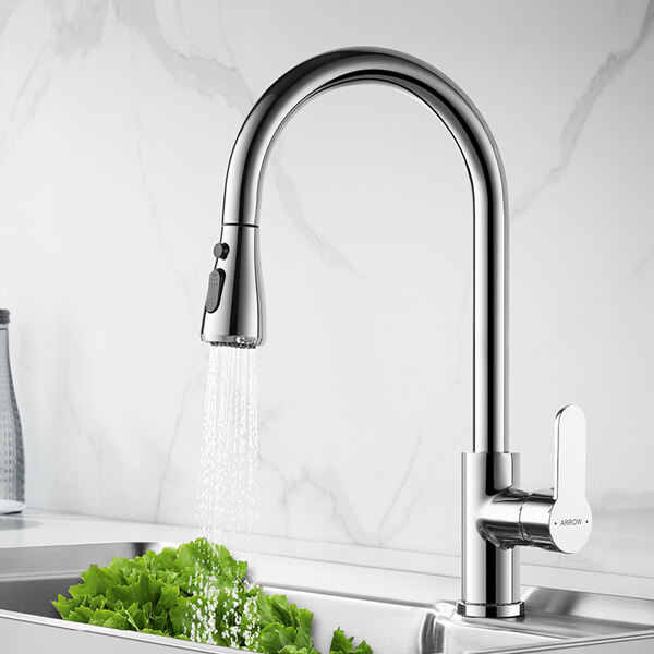 キッチンシンク水栓におけるスプレーノズルの利点