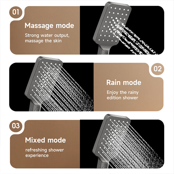 現代的なレインシャワーで雨水療法の治療効果を体験してください。