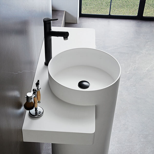 Turn your bathroom into a spa like environment with a classy pedestal sink stand.