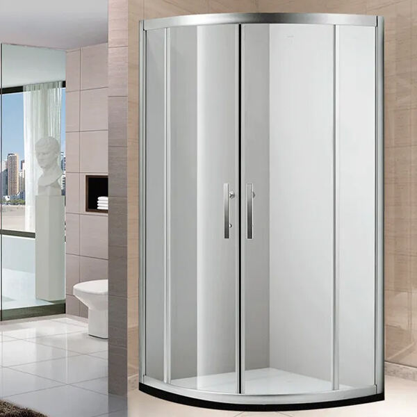 Say goodbye to shower curtains with hassle-free sliding doors