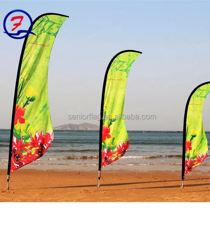 Eye-Catching Designs of Beach Flags