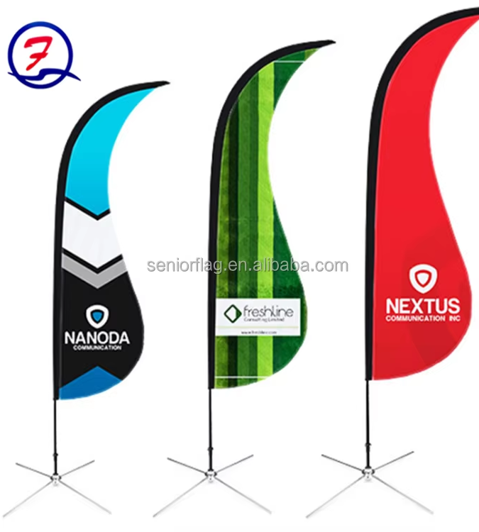 Easy Setup and Portability of Beach Flags