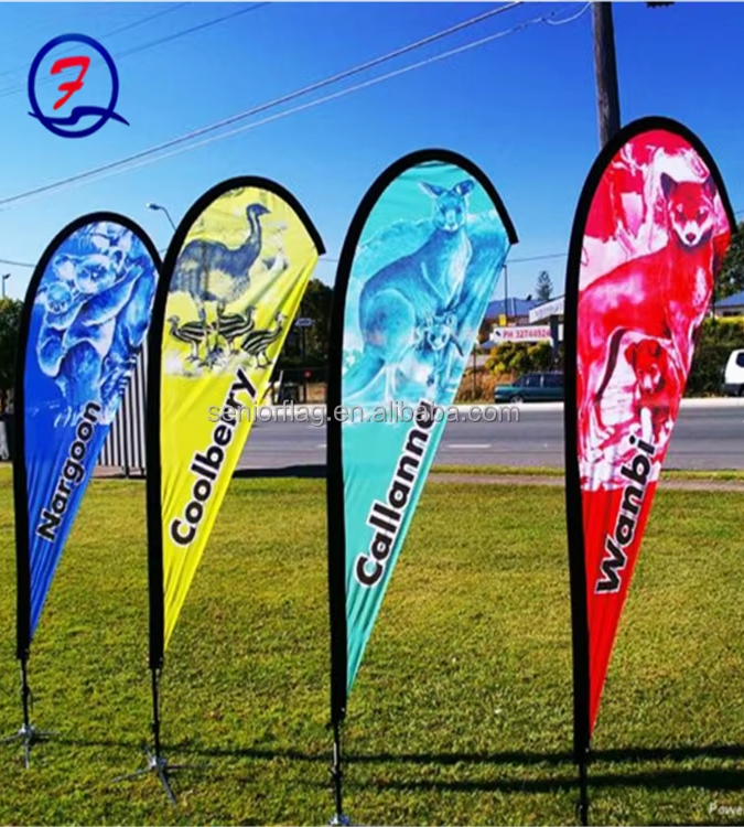 Weather-Resistant Beach Flags for Outdoor Use