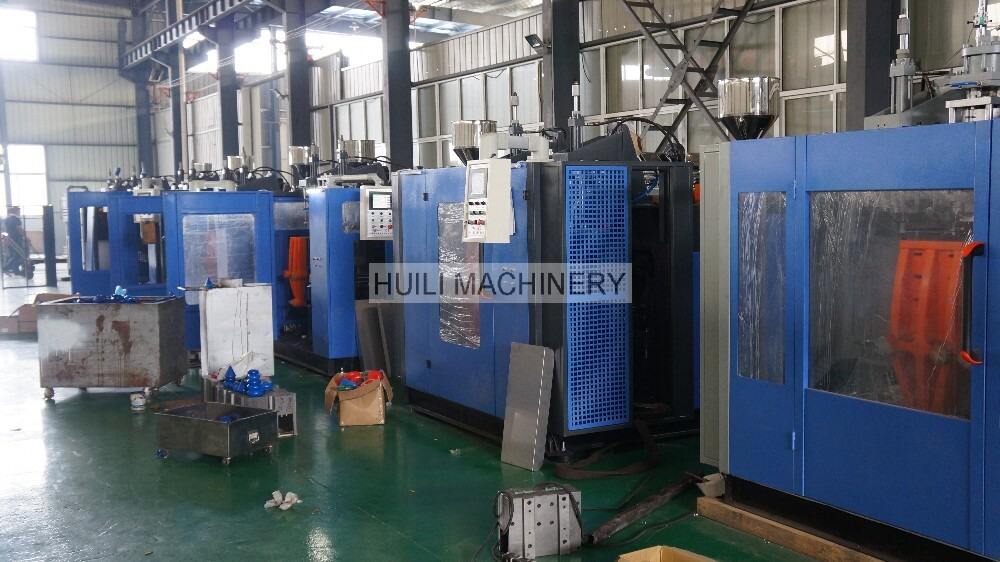 China Automatic 1 Gallon Plastic Bottle Jerry Can Blowing Extrusion Blow Molding Machine Double Station supplier