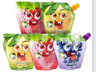 Sustainable Spout Bags for Organic Juices