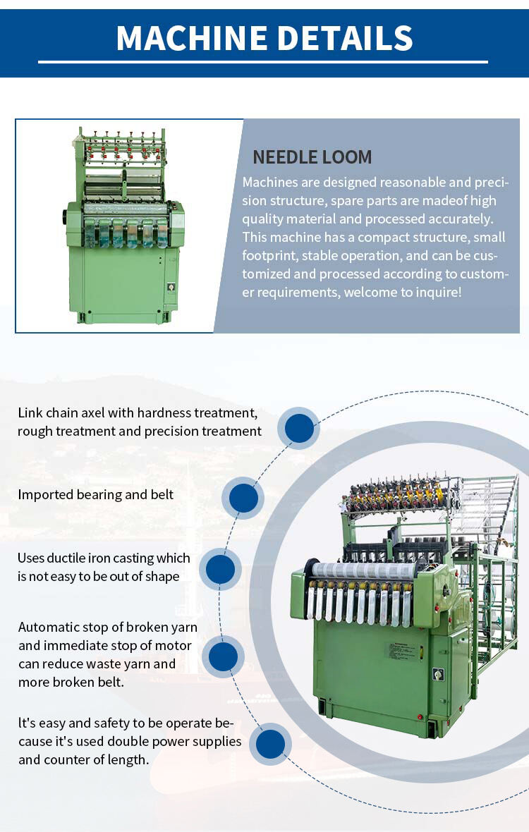 Factory High Speed Elastic Band Needle Loom Elastic Machine For Underwear Weaving Automated Loom Machine YGF 10/35 Model factory