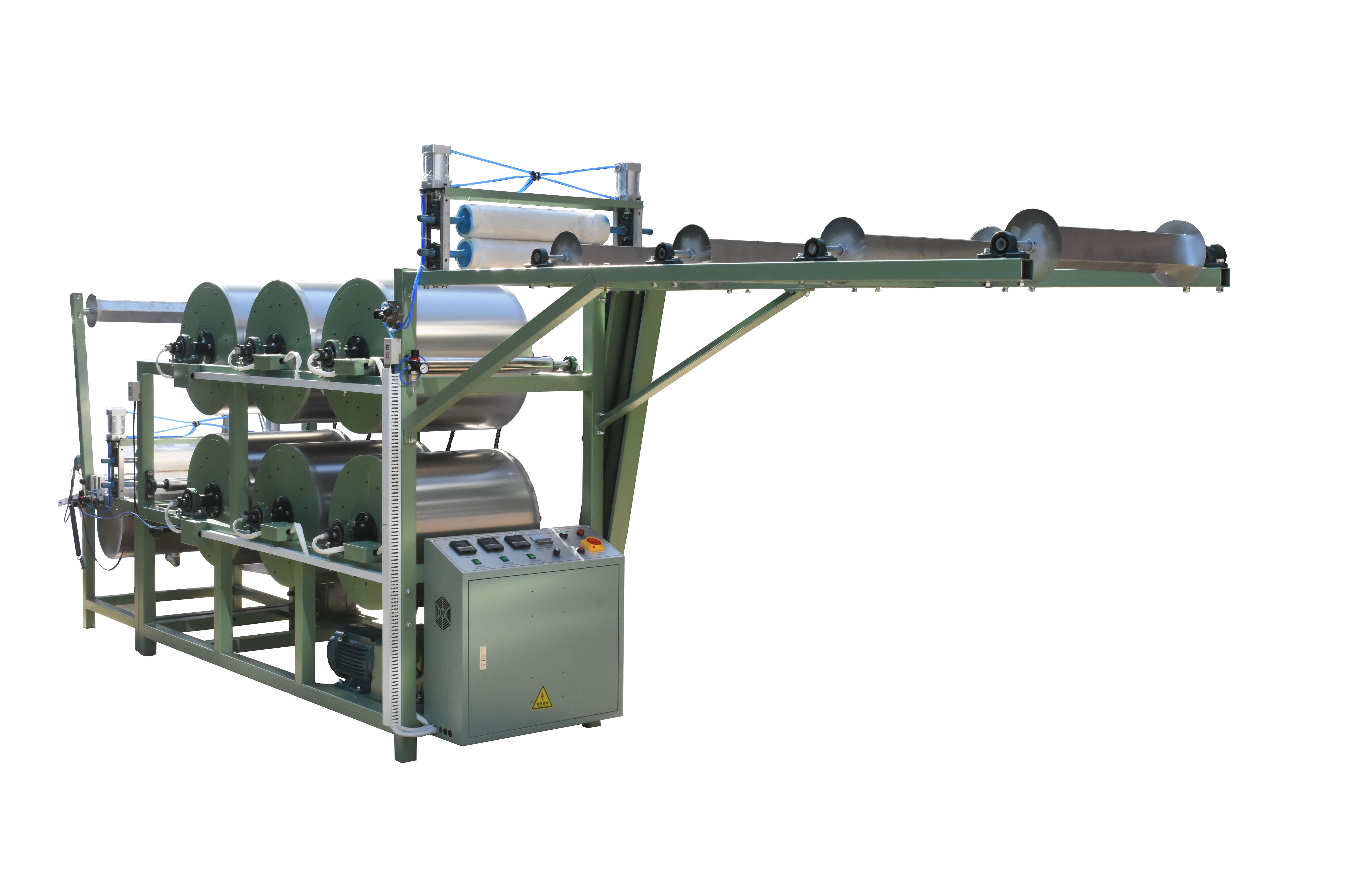 6 Cylinders Horizontal Machine Tape Shaping Smooth Webbing Belt Ironing Machine manufacture