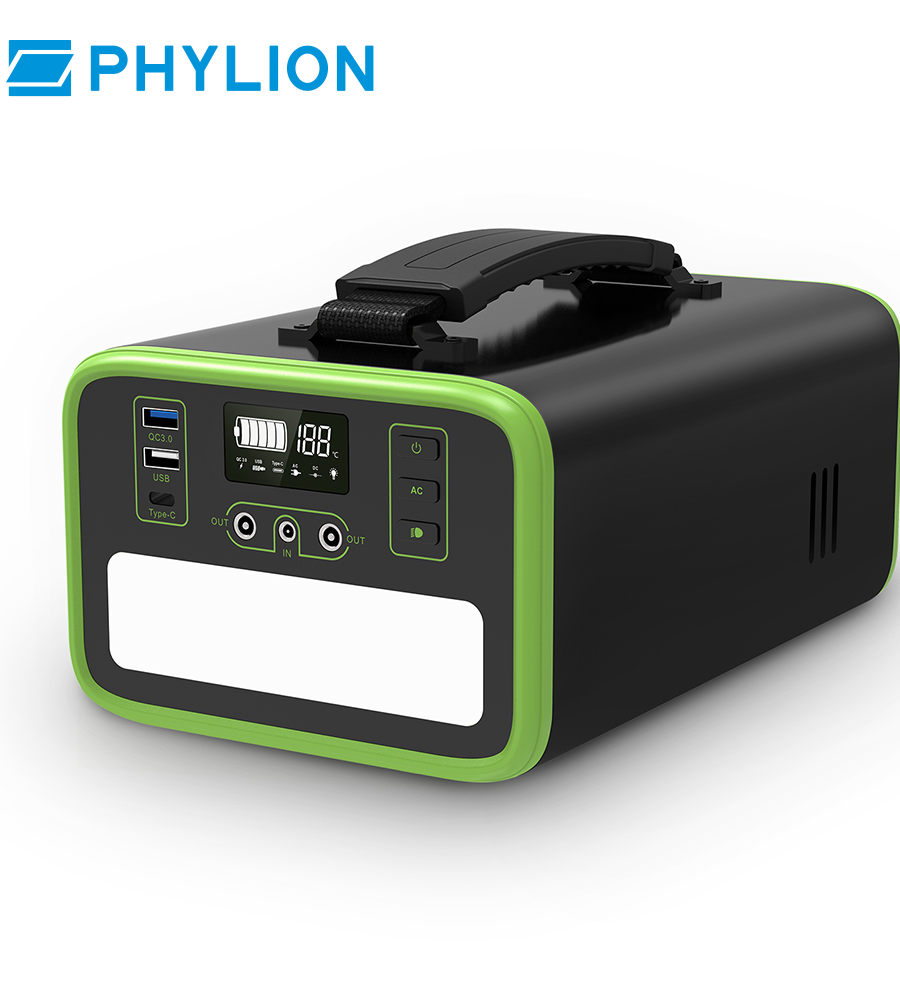 Versatile Charging Options with PHYLION Power Bank