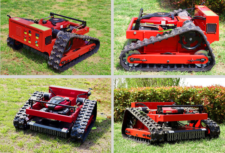 New Design Diesel engine large power remote control lawn mower Robot Lawn Mower Multi Purpose Lawn Mower For Farmer manufacture