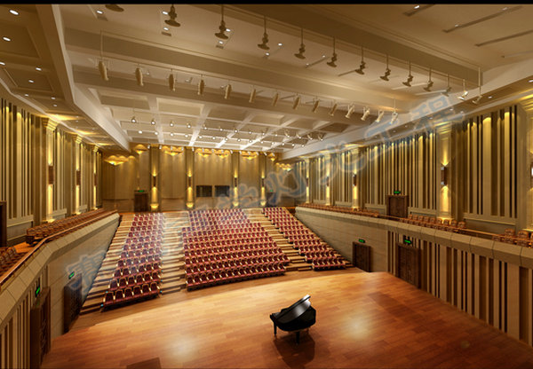 Concert Hall Lighting and Acoustic Design and Construction factory