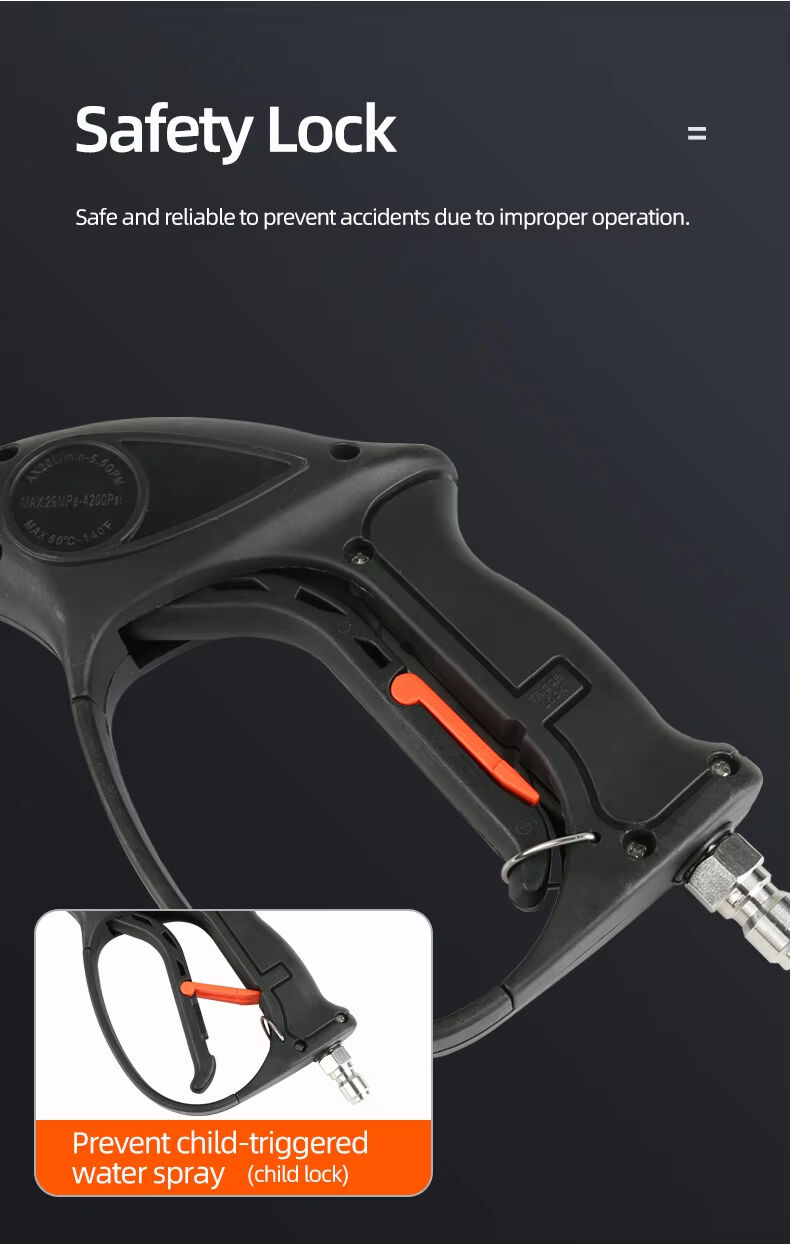 product sps 4200psi high pressure car washing jet spray water gun agriculture pressure washer gun-9