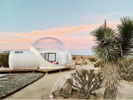 Arch inflatable bubble house details