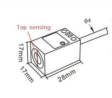 Q17 square inductive sensor details