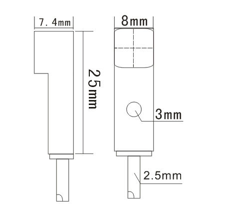 Q8 square inductive sensor supplier