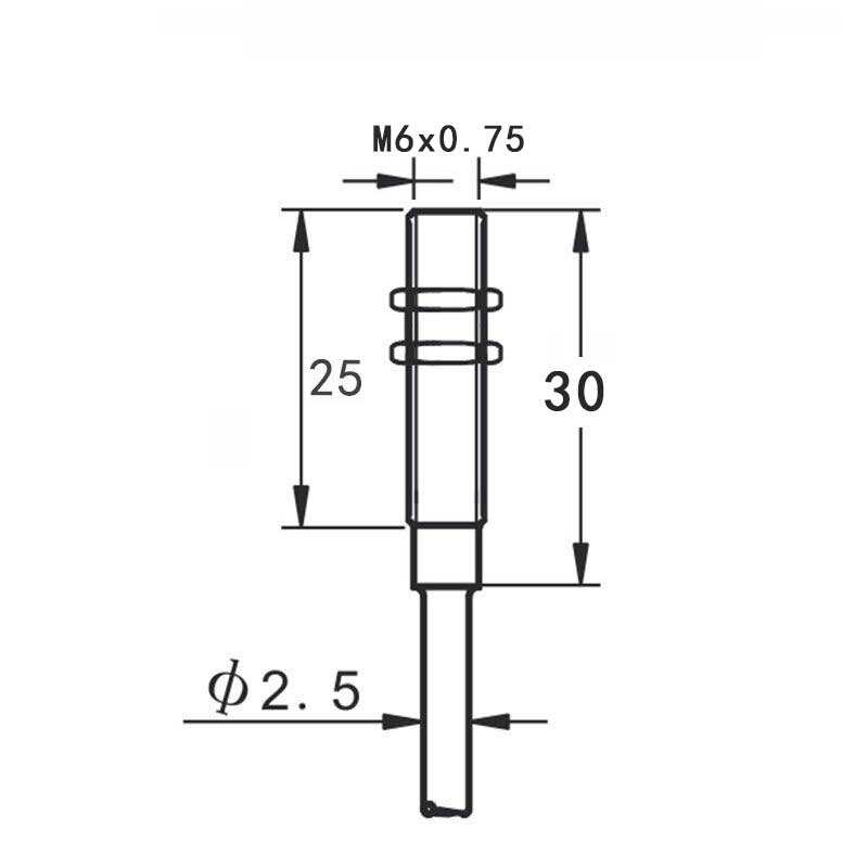 M6 mini inductive sensor with cable type manufacture