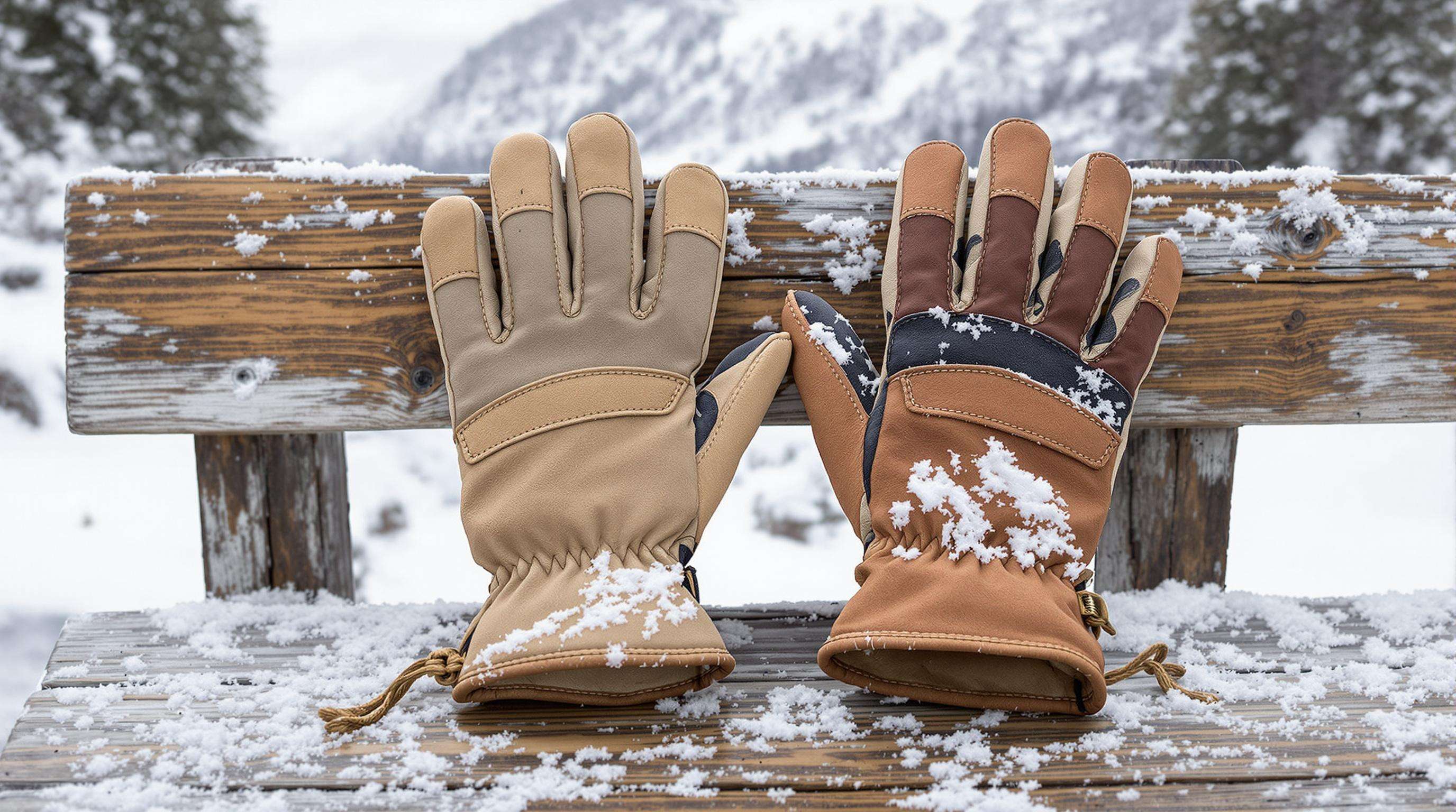 Comparison of microfiber and natural leather gloves after harsh field testing in snowy conditions