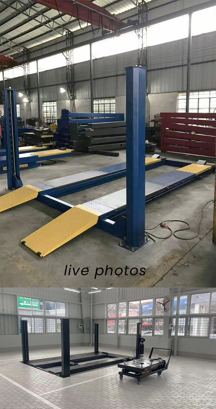 high quality  car lifting machine four post car lift hydraulic  with CE for 4 post car lift four post supplier