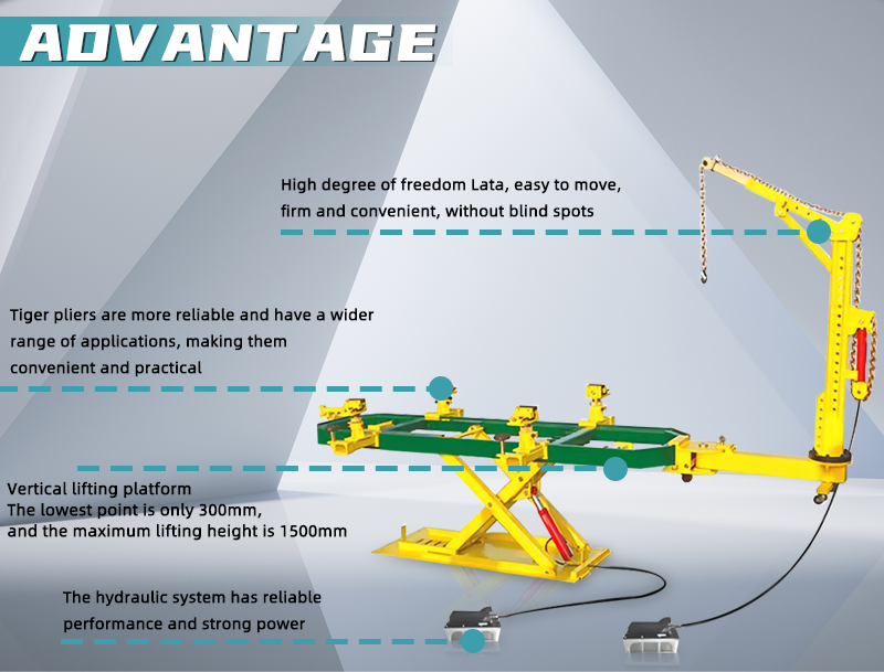 Frame type platform scissor lift portable and removable frame machine for car repair supplier