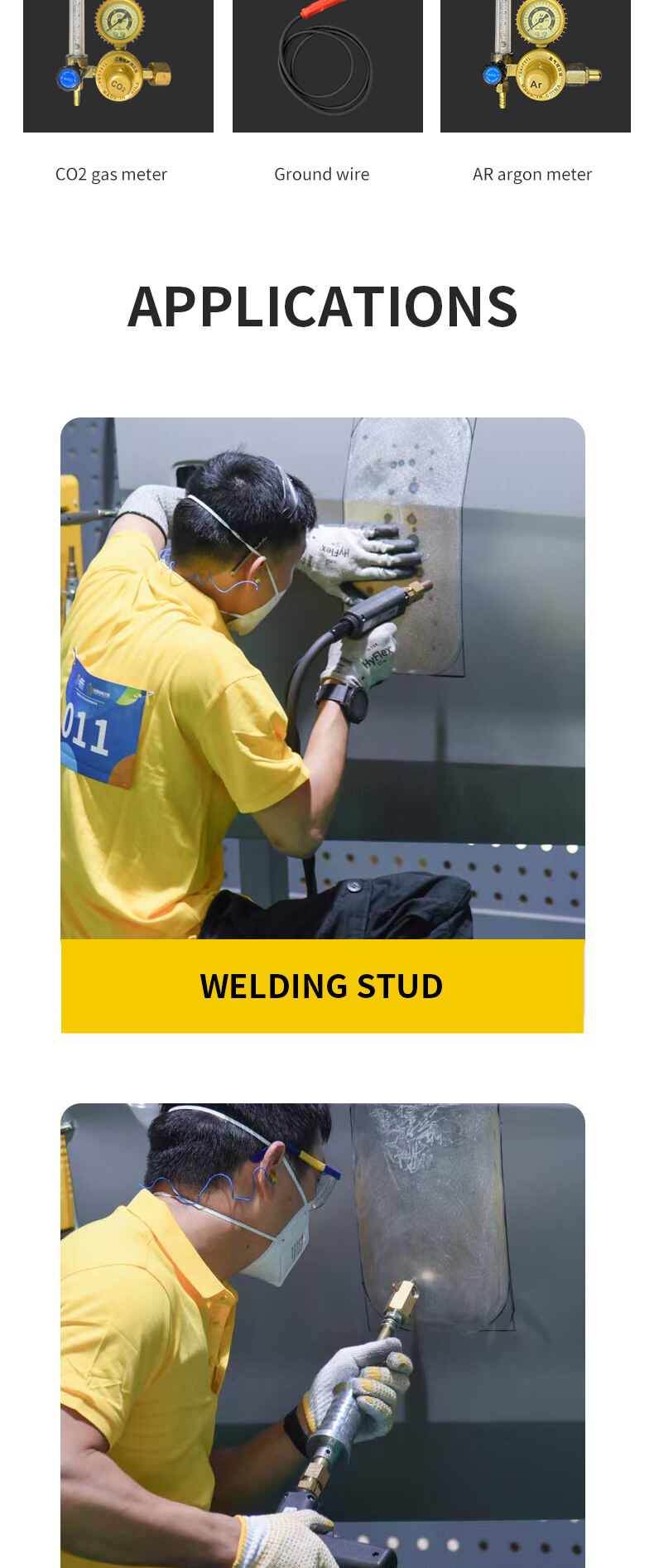 Ce certificate mig welder for aluminum and  Iron double pusle multi-function mig welder machine automatic welding machine details