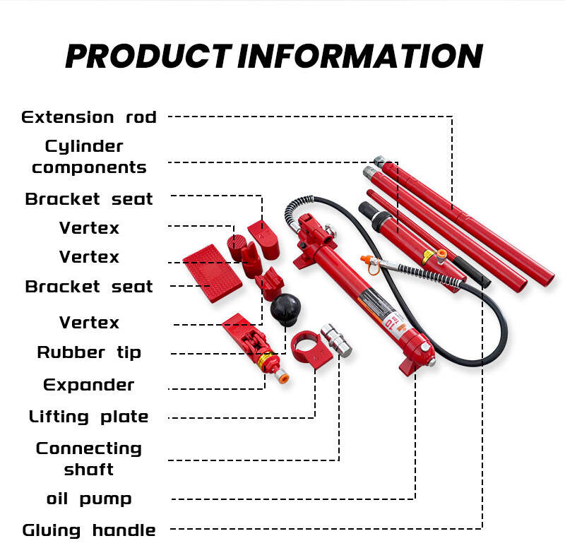 Karjoys Hot Selling 10 Ton Porta Power Hydraulic Body Frame Repair Kit Tools Jack fast delivery details