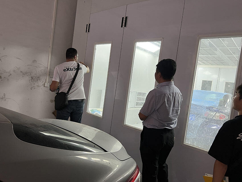 CE approved automotive car paint booth spray booth baking oven for sale details