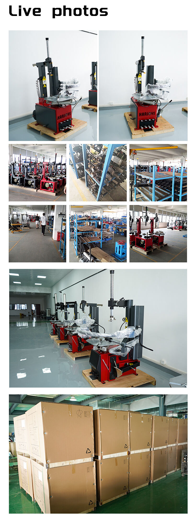 KARJOYS Factory Price Economic Tire Repair Machine Swing Arm Tire Changer Tire Changing Machine manufacture