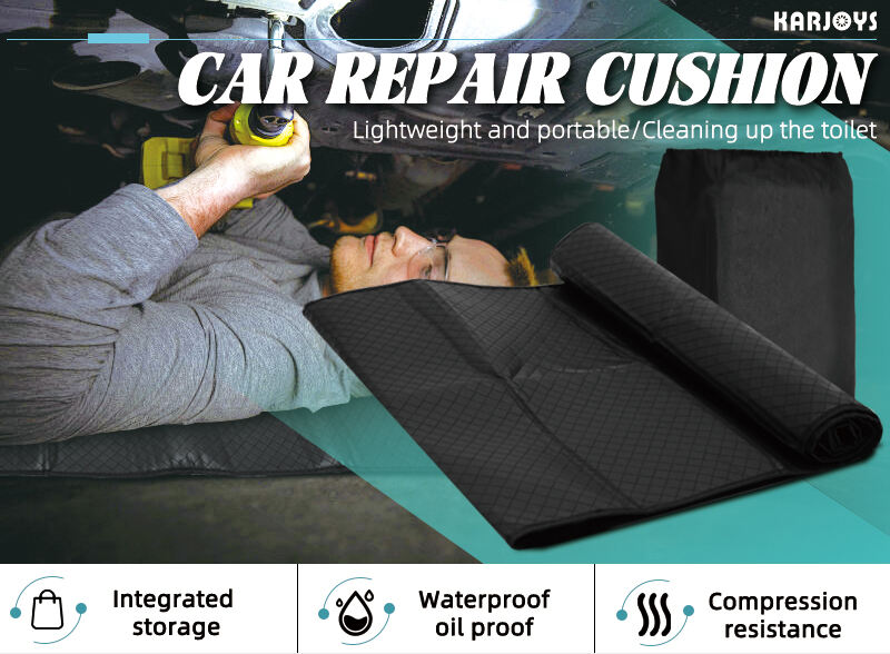 Multifunctional and soft  mats under the car comfortable universal car mats cheap price pad for car repair details