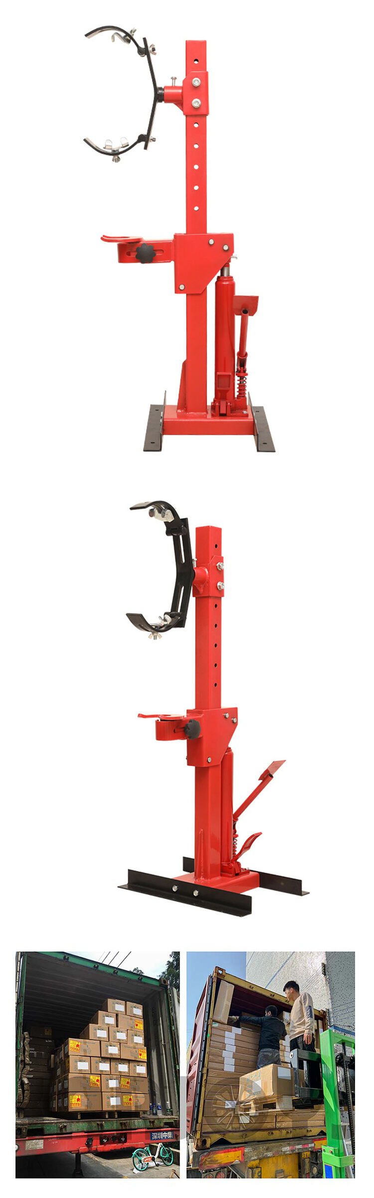 Good price Auto Strut Coil Spring Compressor 2200IBS Strut Compressor Air Hydraulic Tool details