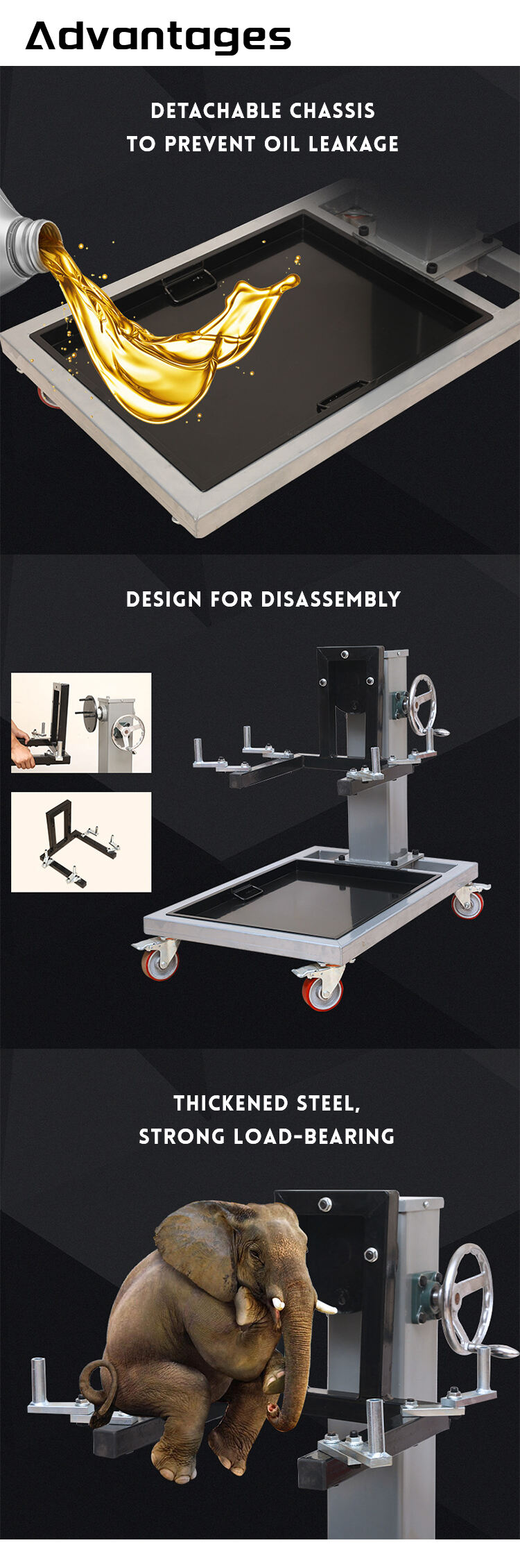 Repair Vehicle Tools Car Engine Stand Heavy Duty Rotating 500KG Auto Repair Stand Engine Flip Frame With CE manufacture