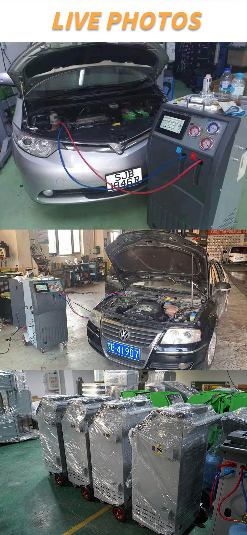 Fast delivery r134a  ac recovery machine 97% recovery rate ac refrigerant recovery machine fully automatic a/c recycle machine factory