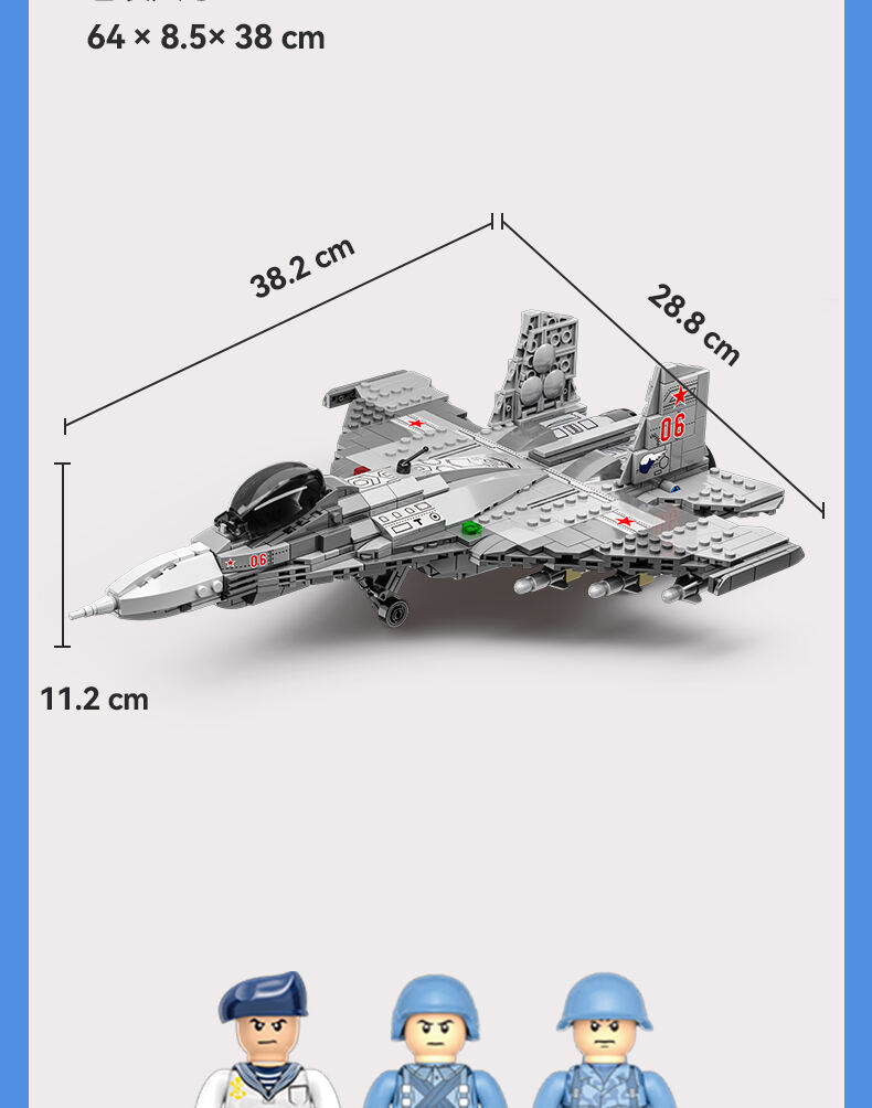 product cayi su 27 fightet jet military transport helicopter aircraft fighter military plane building block set airplane toys for kids-63