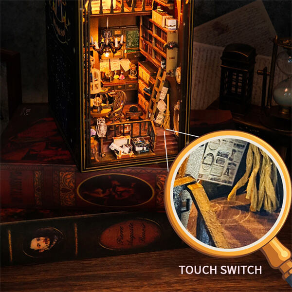 Discover the charm of a pint-sized city within your home with a book nook cityscape.