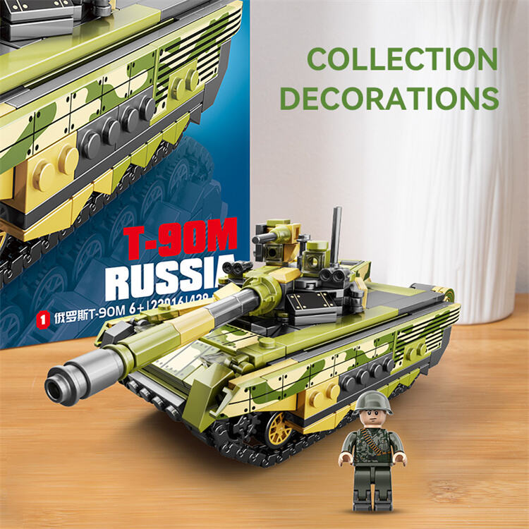 product 2023 new arrivals ww2 russia military series model tank building blocks toys-59