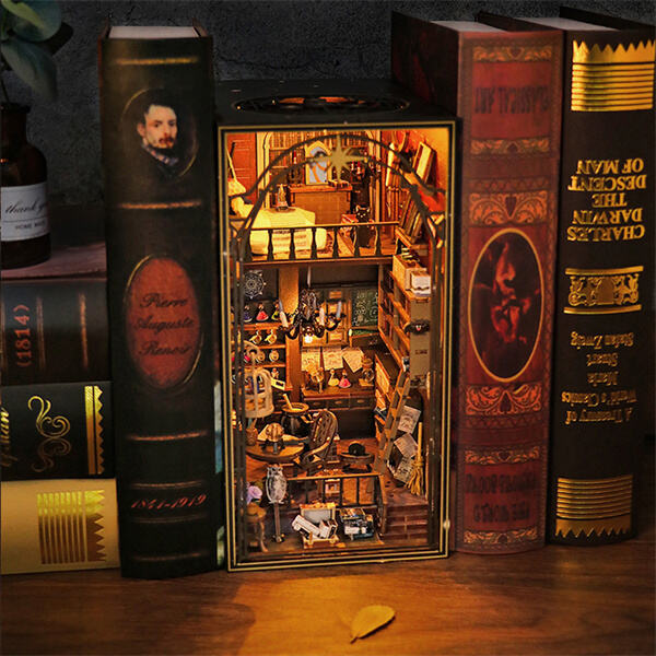 Design your dream city in miniature with this book nook DIY.