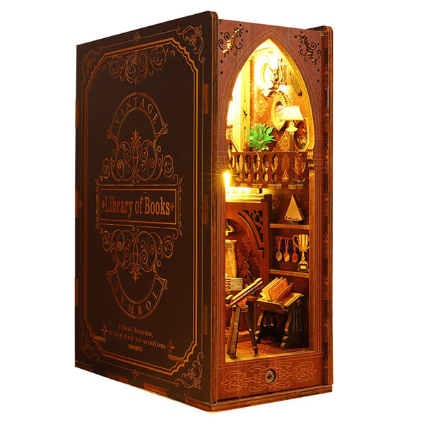 Laissez parler votre créativité avec des kits de bibliothèque miniature et créez votre propre petit monde de livres