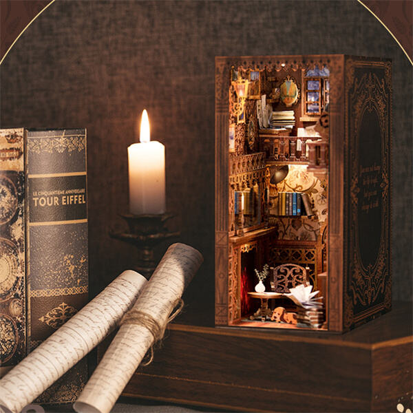 How to Build a Tiny Library with This Miniature Book Nook DIY?