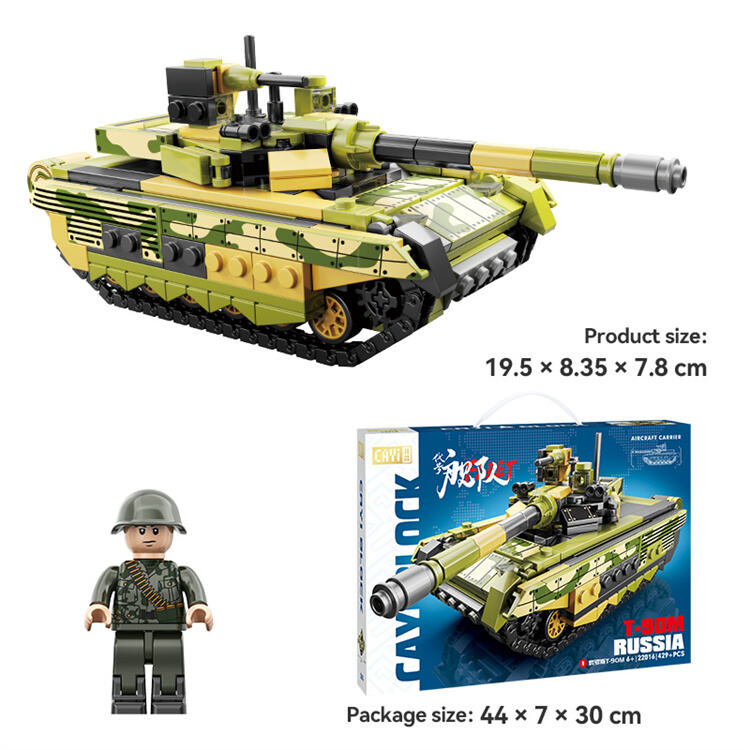 product 2023 new arrivals ww2 russia military series model tank building blocks toys-62